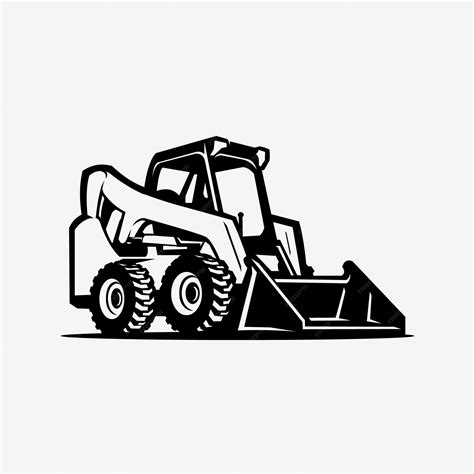 skid steer png|skid steer outline.